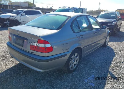 2004 BMW 325Xi z USA, uszkodzony, nr VIN WBAEU33414PF62660